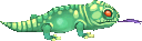 ▲綠蜥蜴