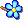 碧藍花朵髮夾