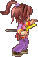 ▲紫衫女劍客