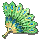 孔雀金翎扇