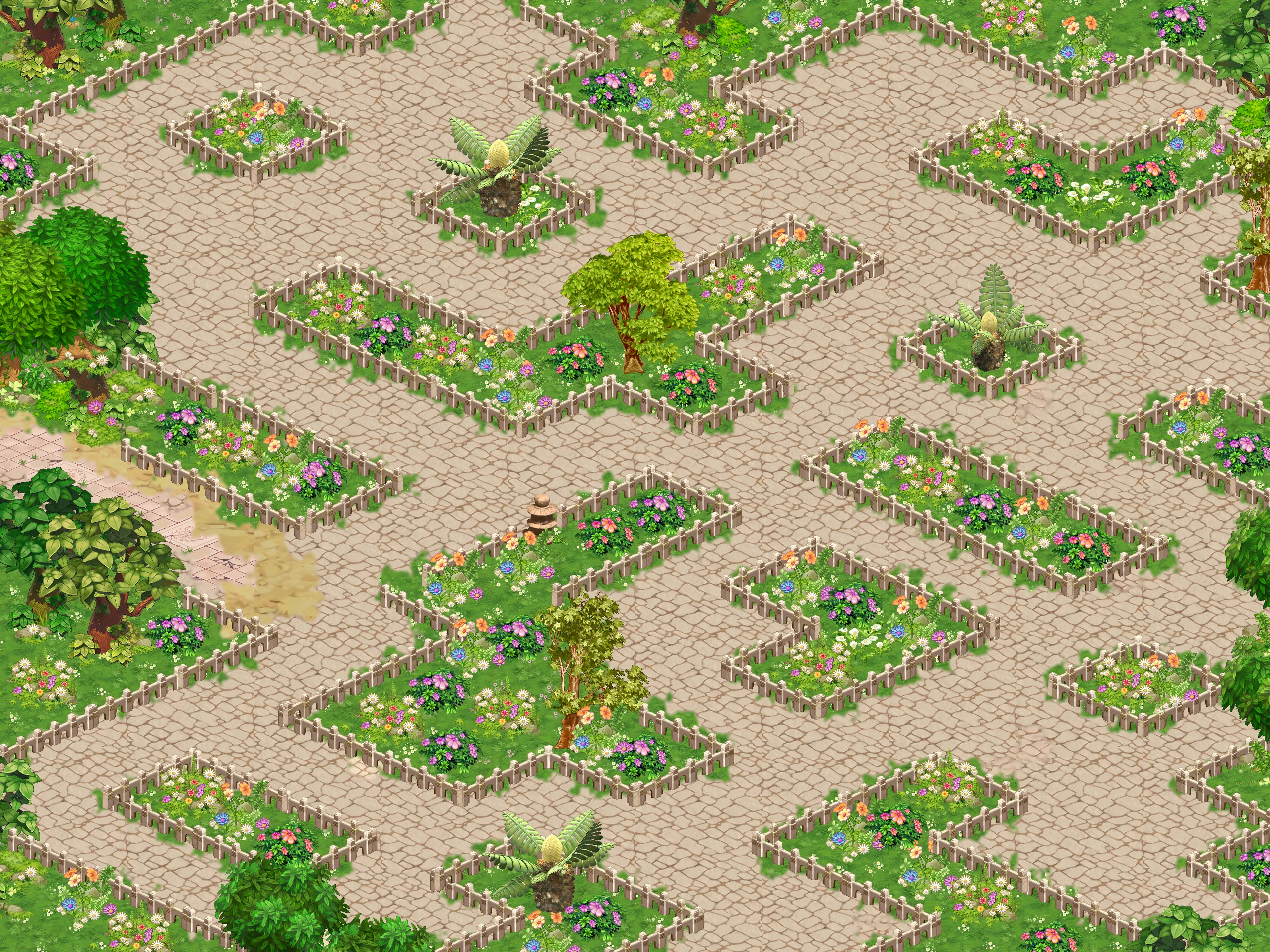 迷宮花園 地圖